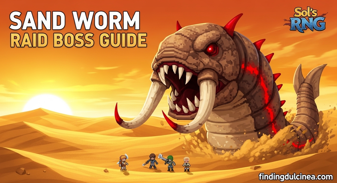Sand Worm Raid Boss Sol's RNG Guide