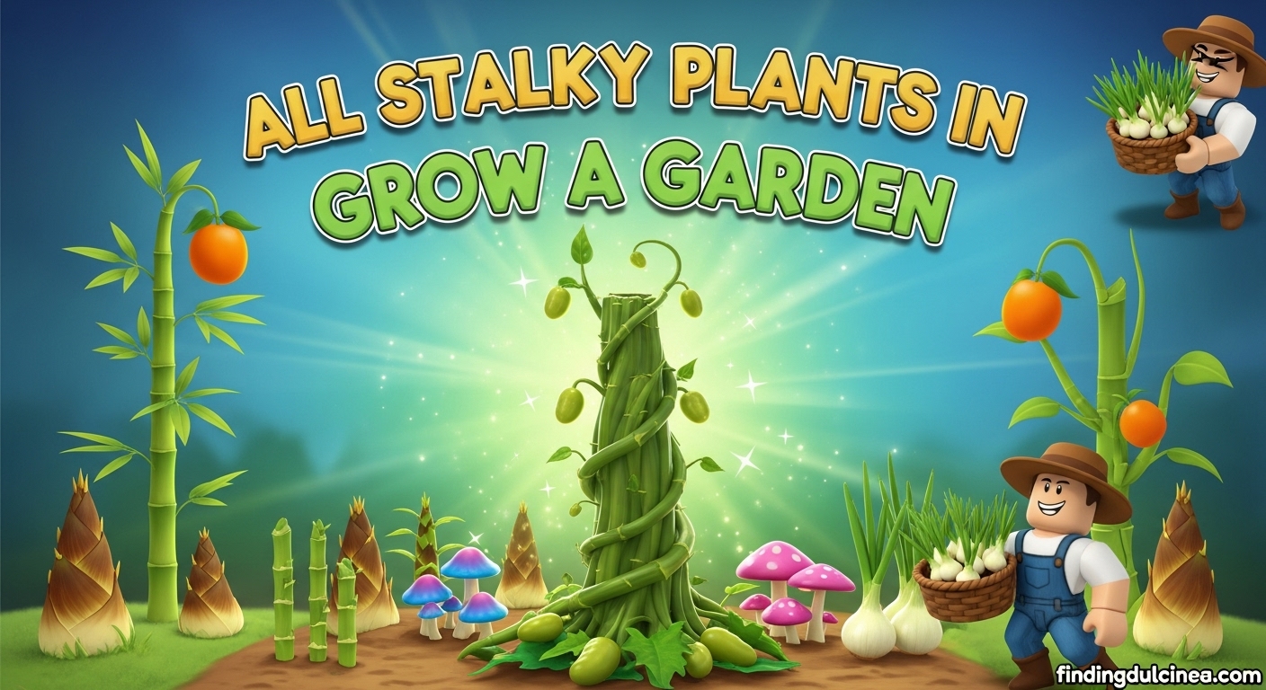 Complete Stalky Plants List in Grow a Garden | Beanstalk Event 1 Stalky Plants List in Grow a Garden