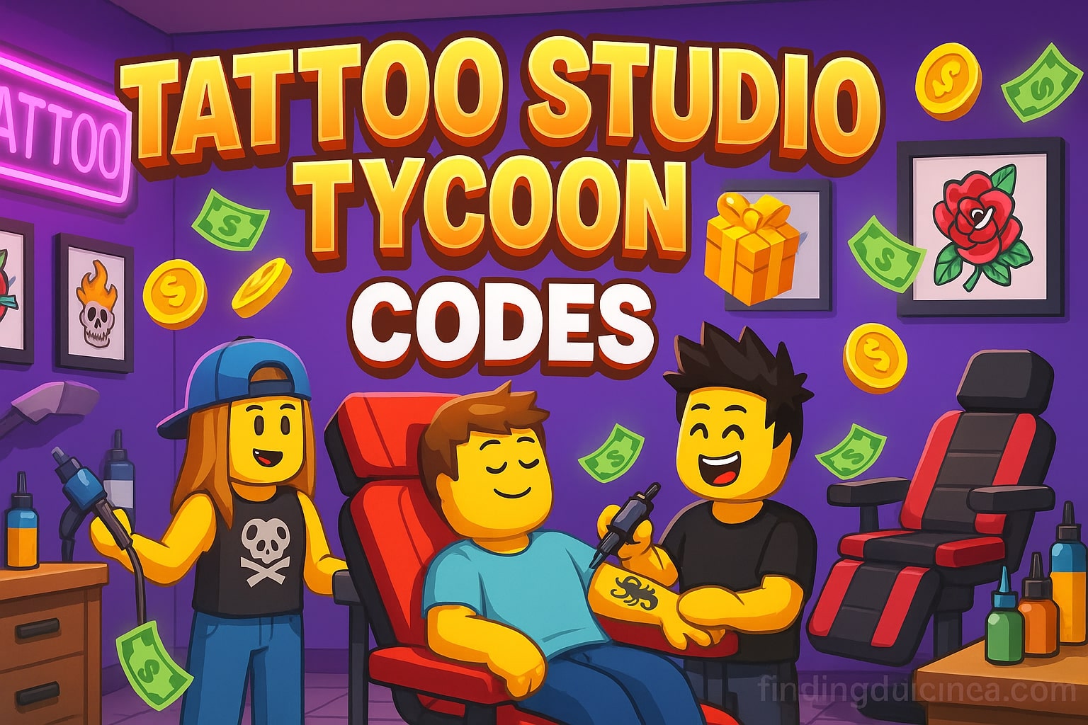 Tattoo Studio Tycoon Codes