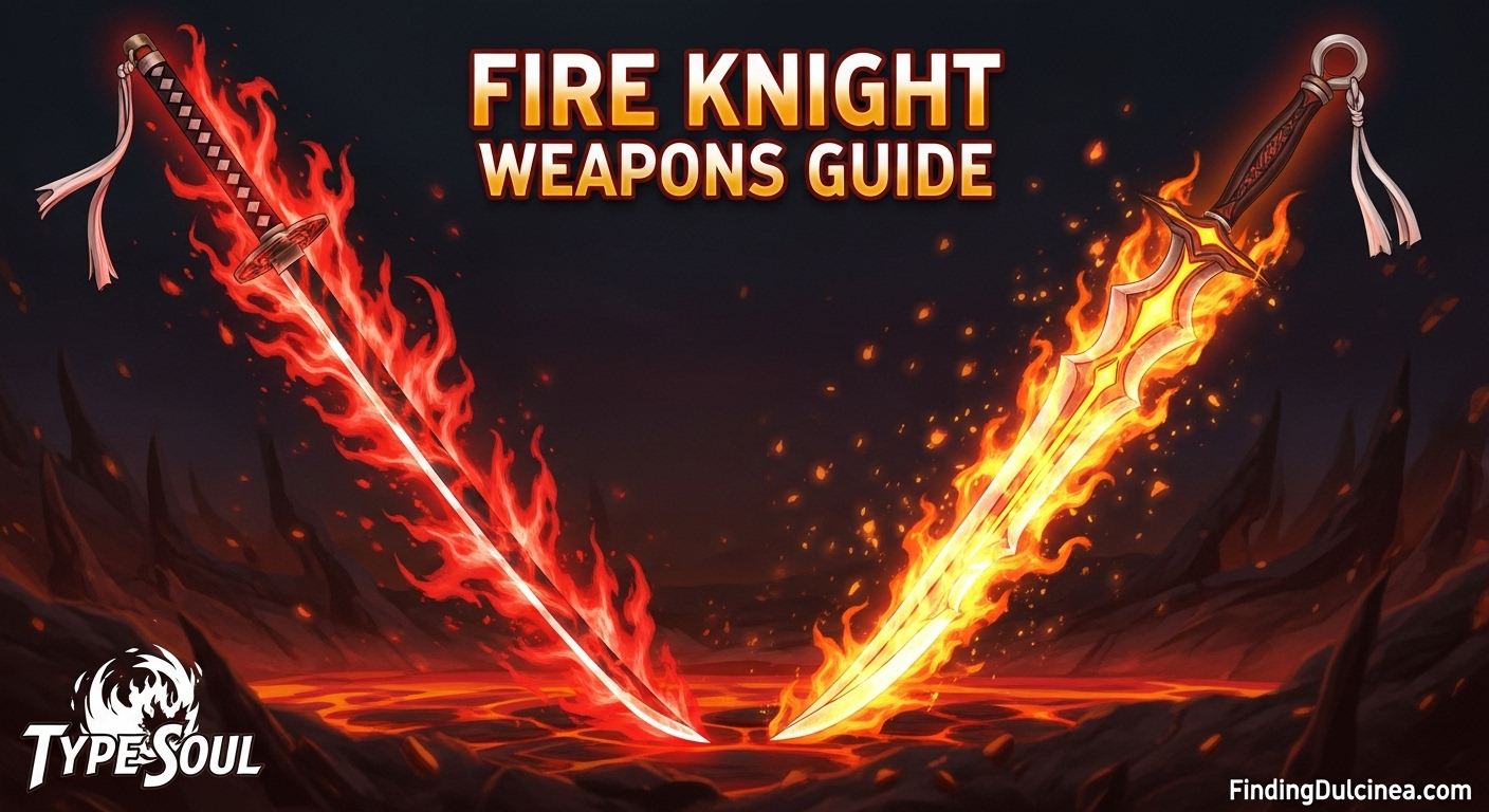 Type Soul Fire Knight Weapons Guide