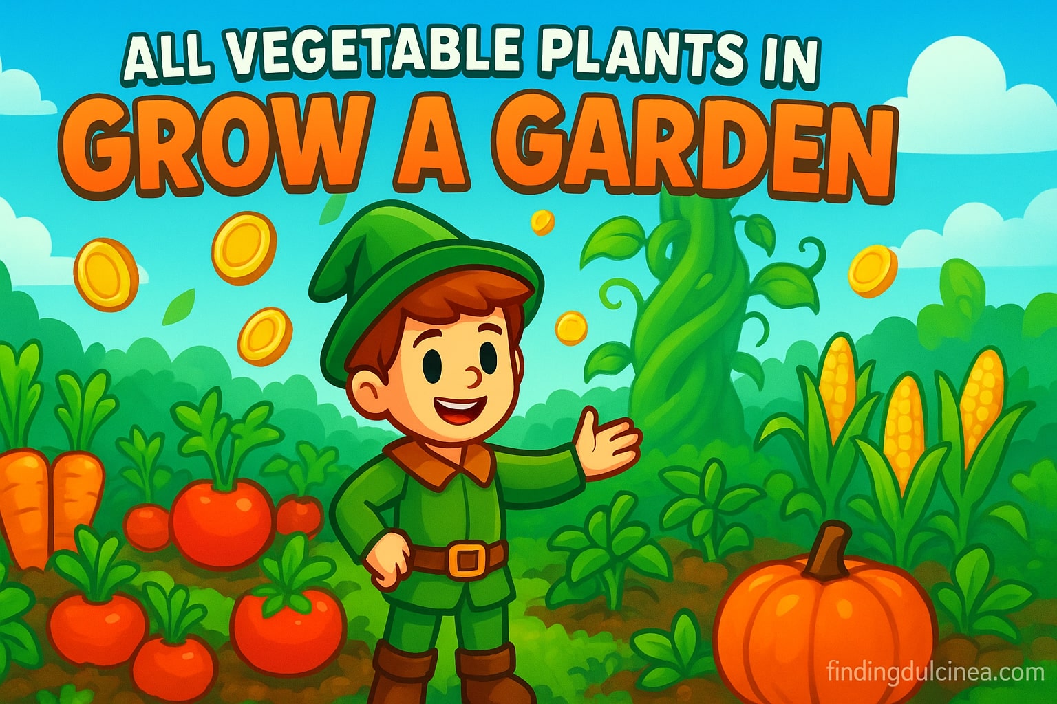 All Vegetable Plants in Grow a Garden