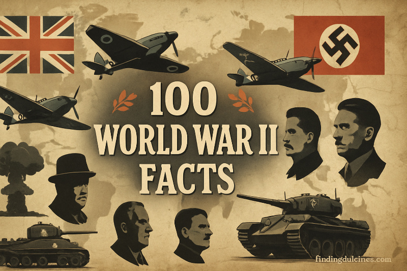 100 World War II Facts: The Complete Historical Guide to History's Deadliest Conflict 1 World War II Facts