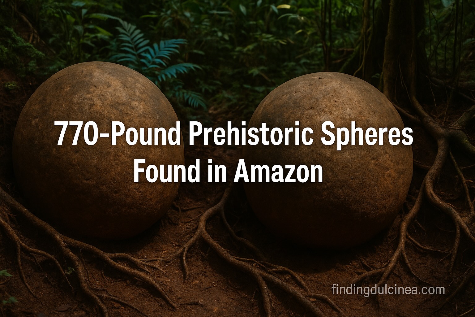 These 770-Pound Prehistoric Spheres Were Hidden in the Amazon for Millennia , The Mix of Bones Inside Has Scientists Stunned 1 Amazon Prehistoric Spheres Discovery