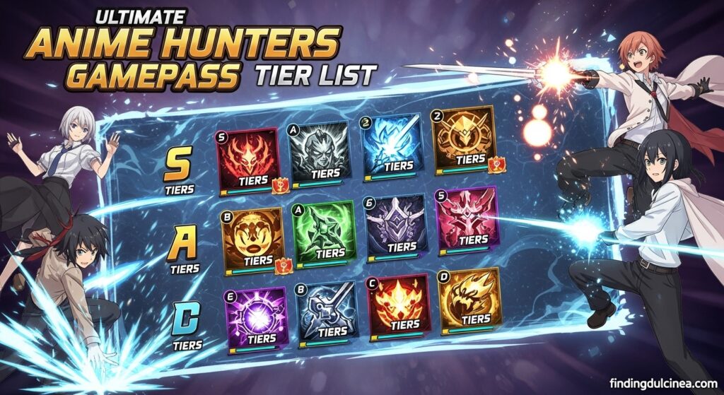 Anime Hunters Gamepass Tier List
