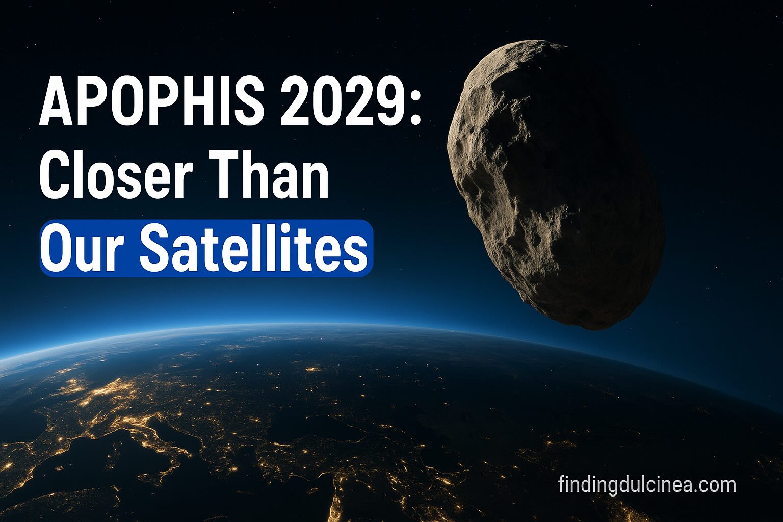 This 1,100-Foot Asteroid Will Fly Closer Than Our Satellites, And 2 Billion People Can Watch Without a Telescope 1 Asteroid Apophis Visible to Naked Eye
