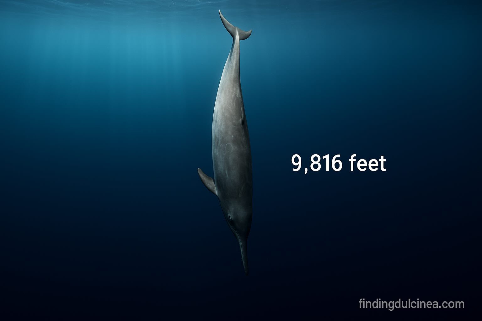 This Whale Just Dove 9,816 Feet and Stayed Down for 222 Minutes — Breaking Every Record 1 Cuvier's Beaked Whale Diving Records