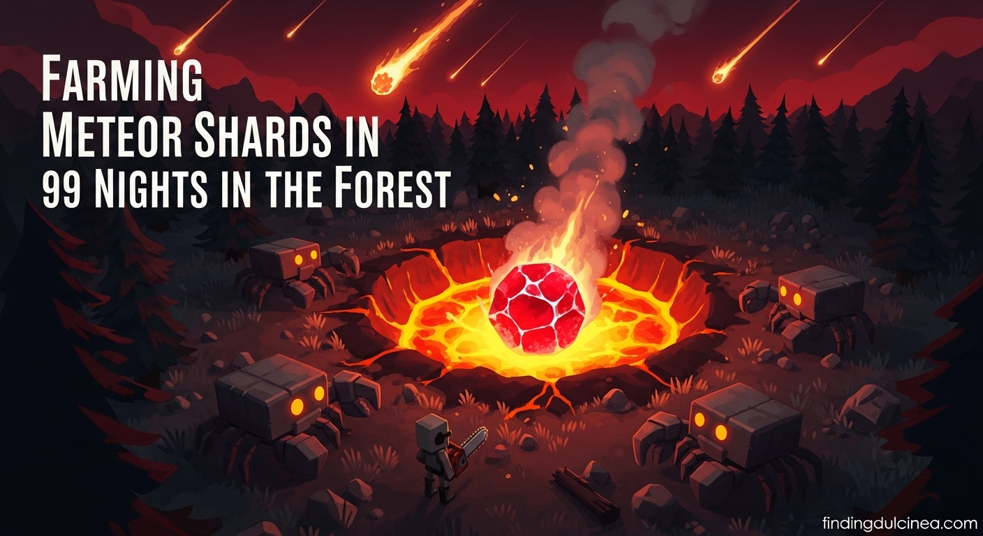Farming Meteor Shards 99 Nights