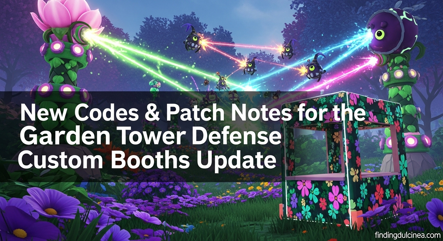 Garden Tower Defense Custom Booths Update: All Codes 1 Garden Tower Defense Custom Booths