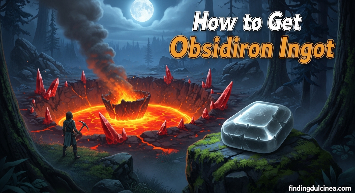 Get Obsidiron Ingot in 99 Nights