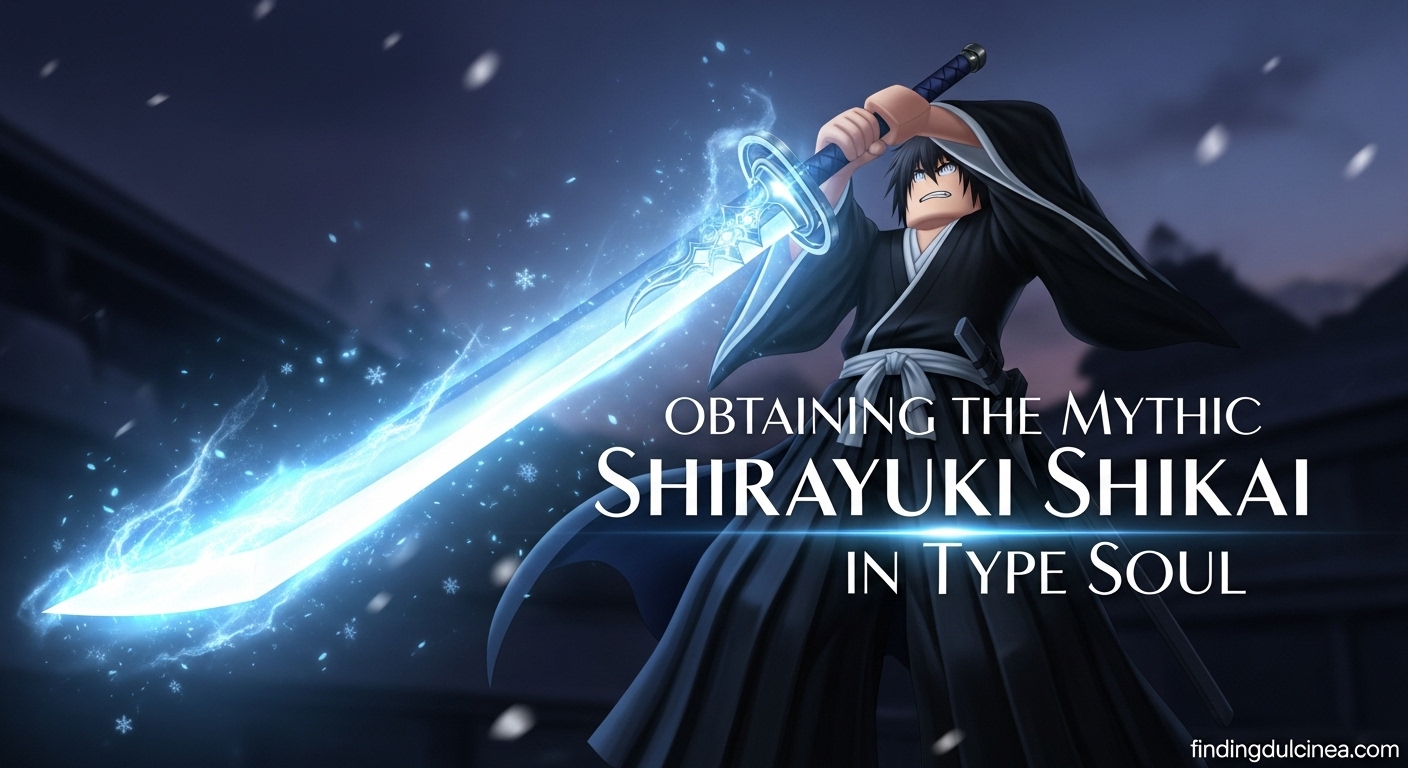 Get Shirayuki Shikai in Type Soul