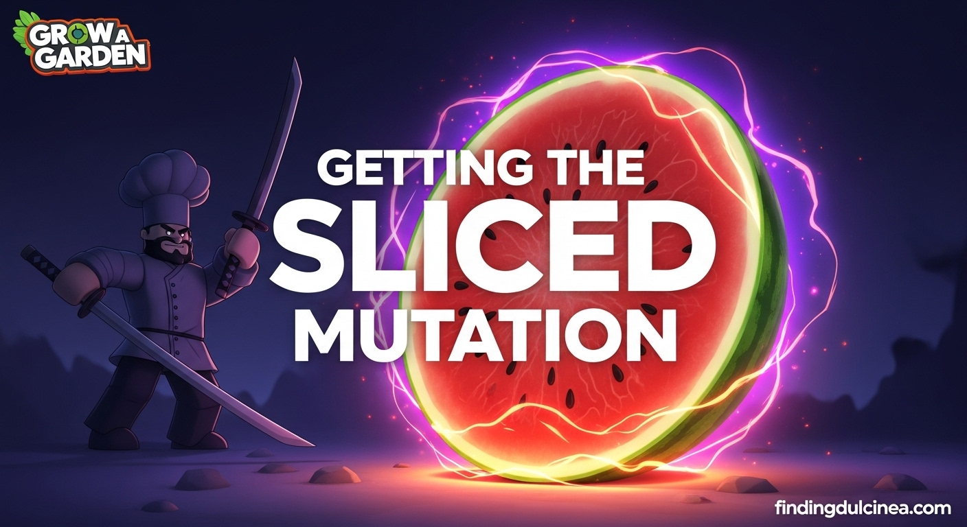 Get Sliced Mutation in Grow a Garden