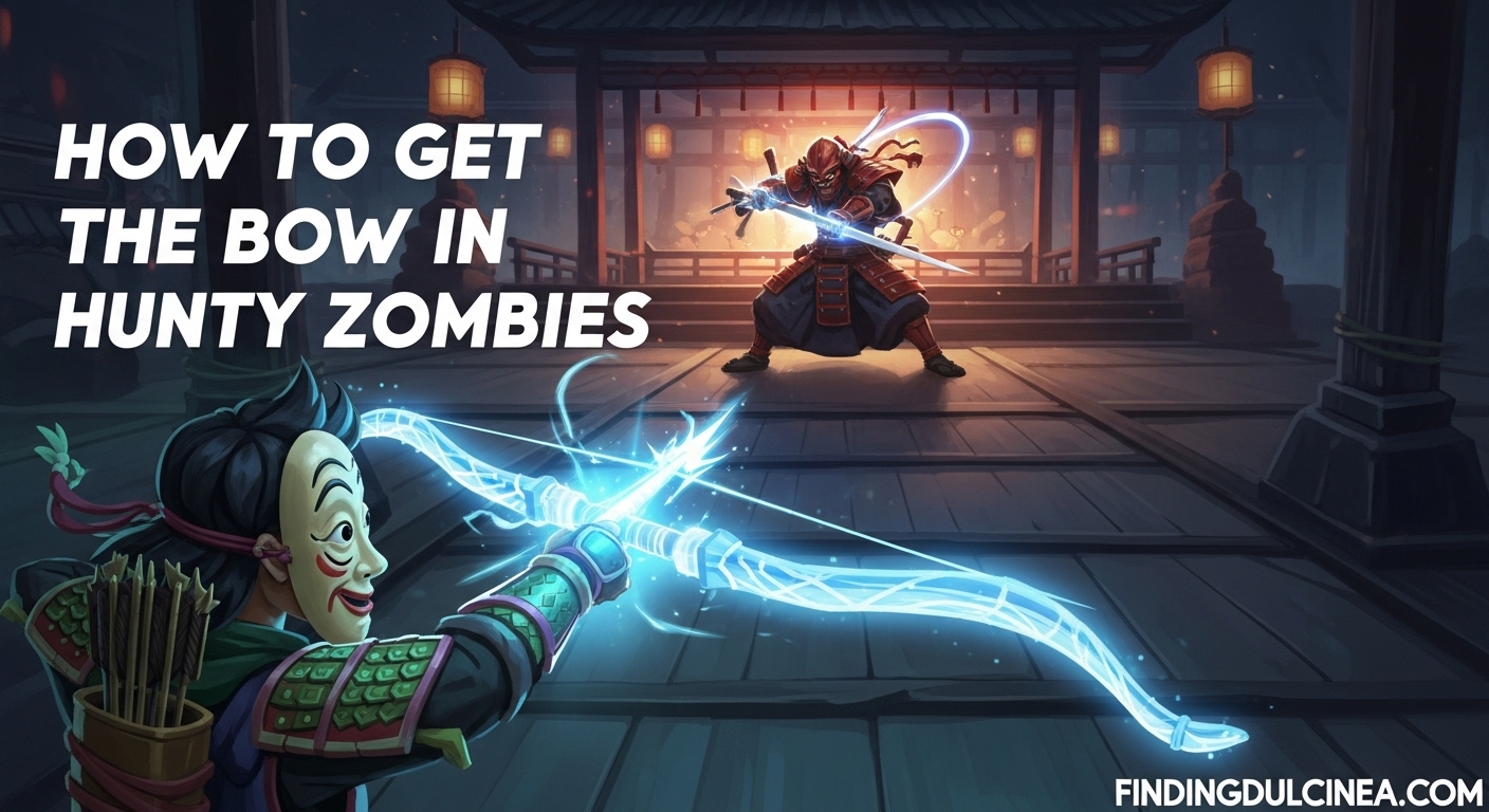 Get the Bow in Hunty Zombies