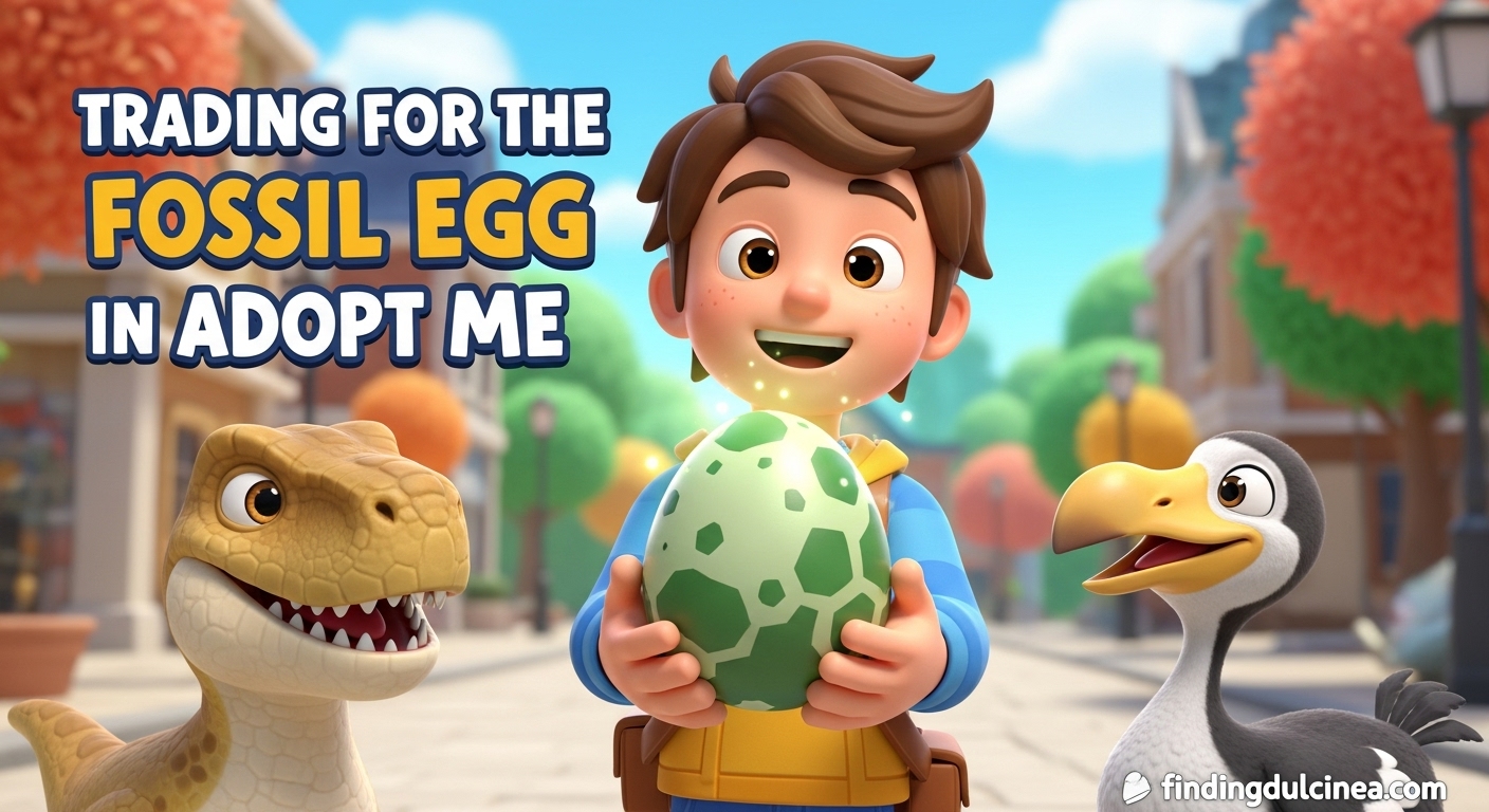 Get the Fossil Egg in Adopt Me