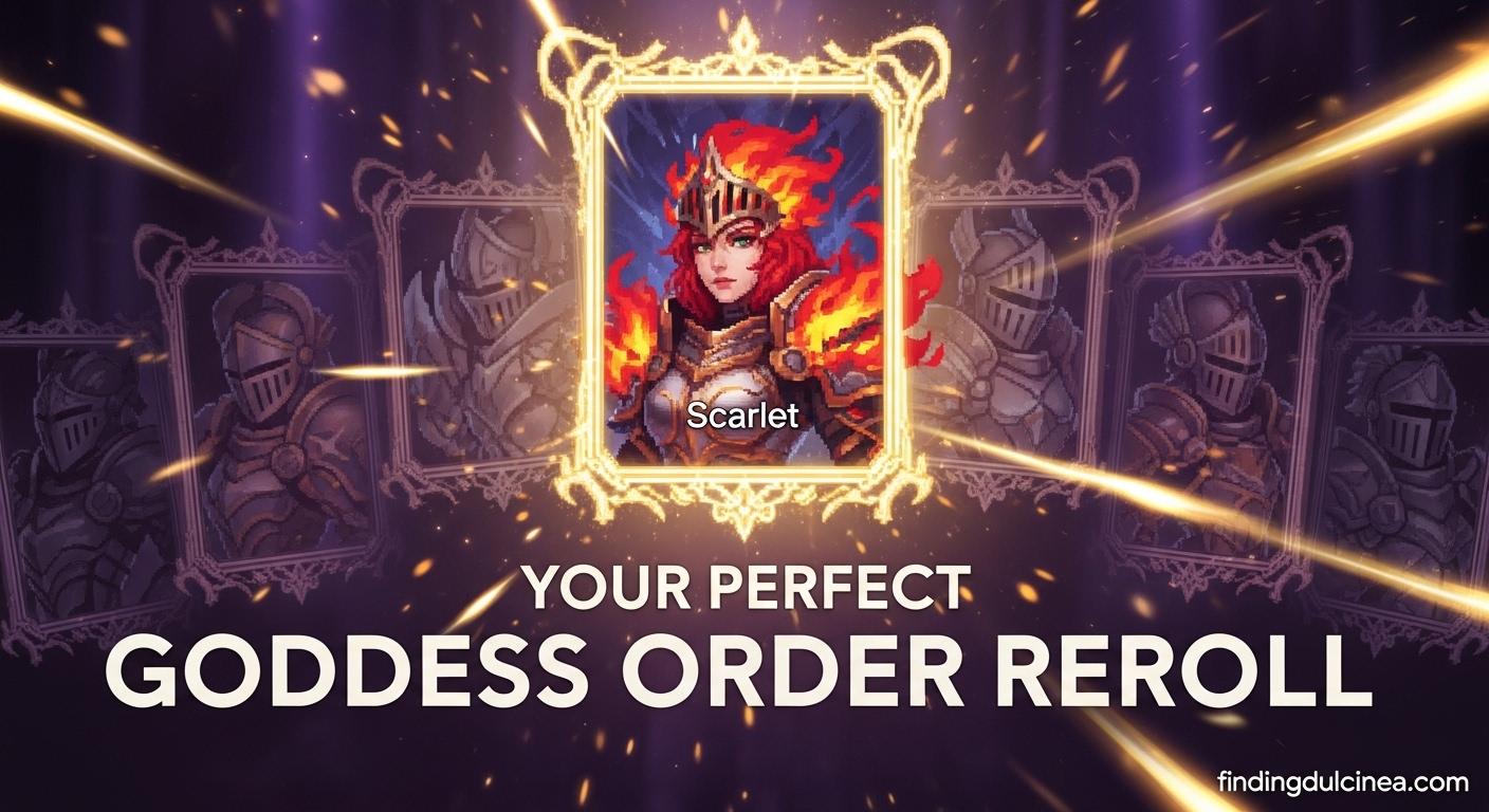 Goddess Order Reroll Method