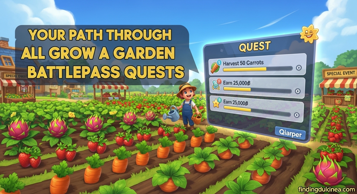 Grow a Garden Battlepass Quests