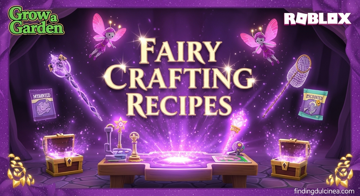 Grow a Garden Fairy Crafting Recipes | All 11 Items Guide 1 Grow a Garden Fairy Crafting Recipes