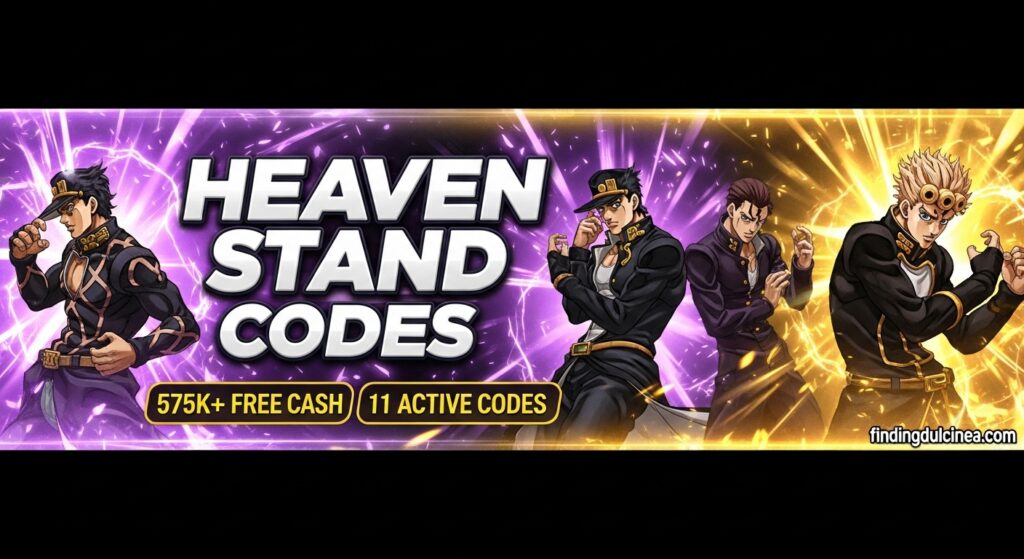 Heaven Stand Codes