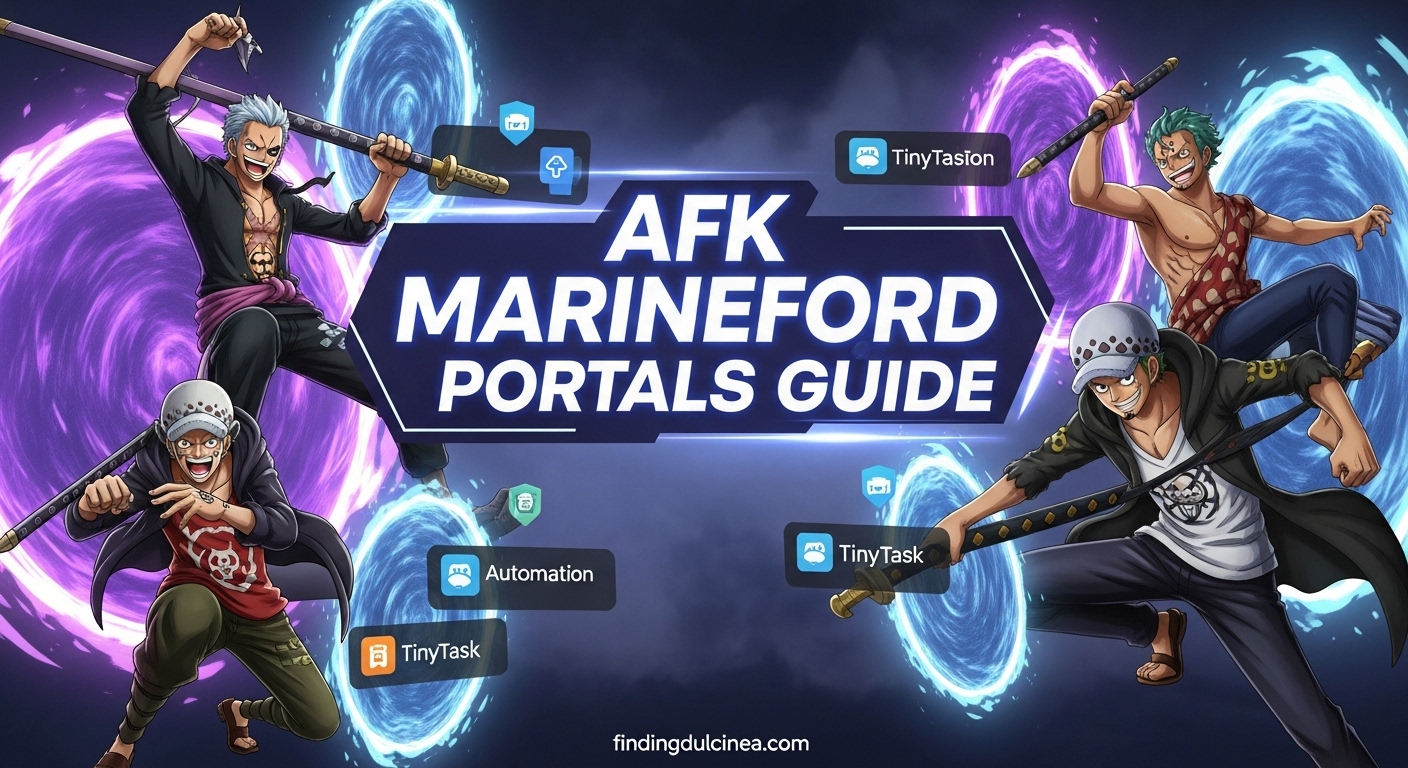 How To AFK Marineford Portals For Law