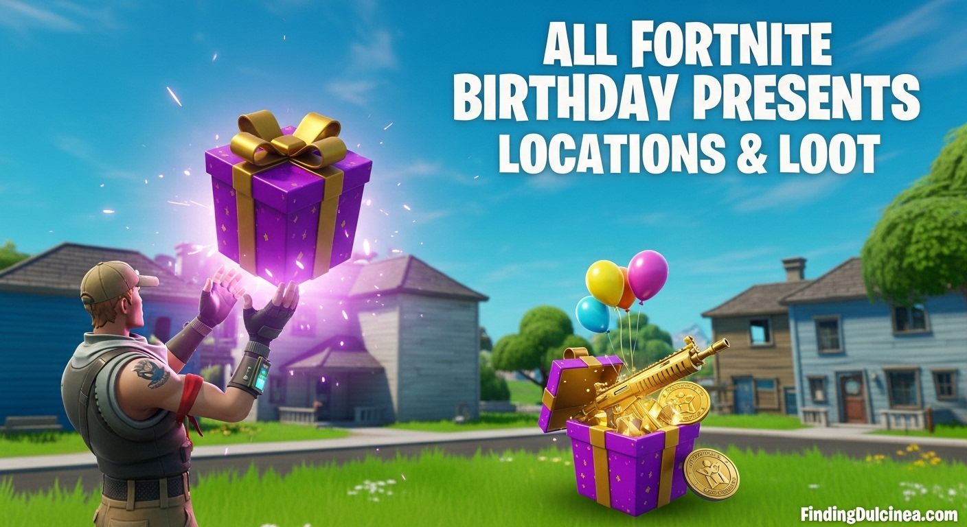 How to Find Fortnite Birthday Presents