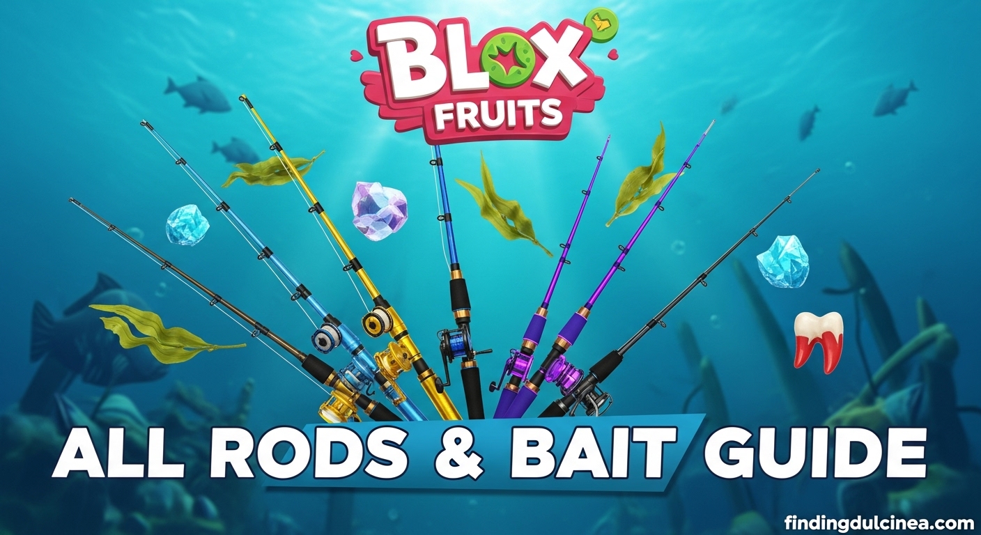 How to Get Every Rod and Bait in Blox Fruits