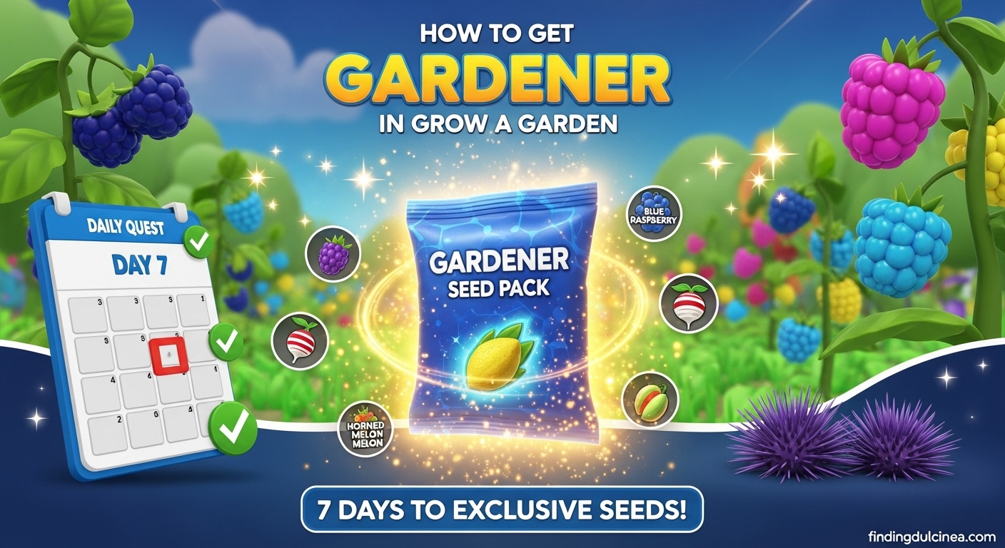 How to Get Gardener Seed Pack in Grow a Garden