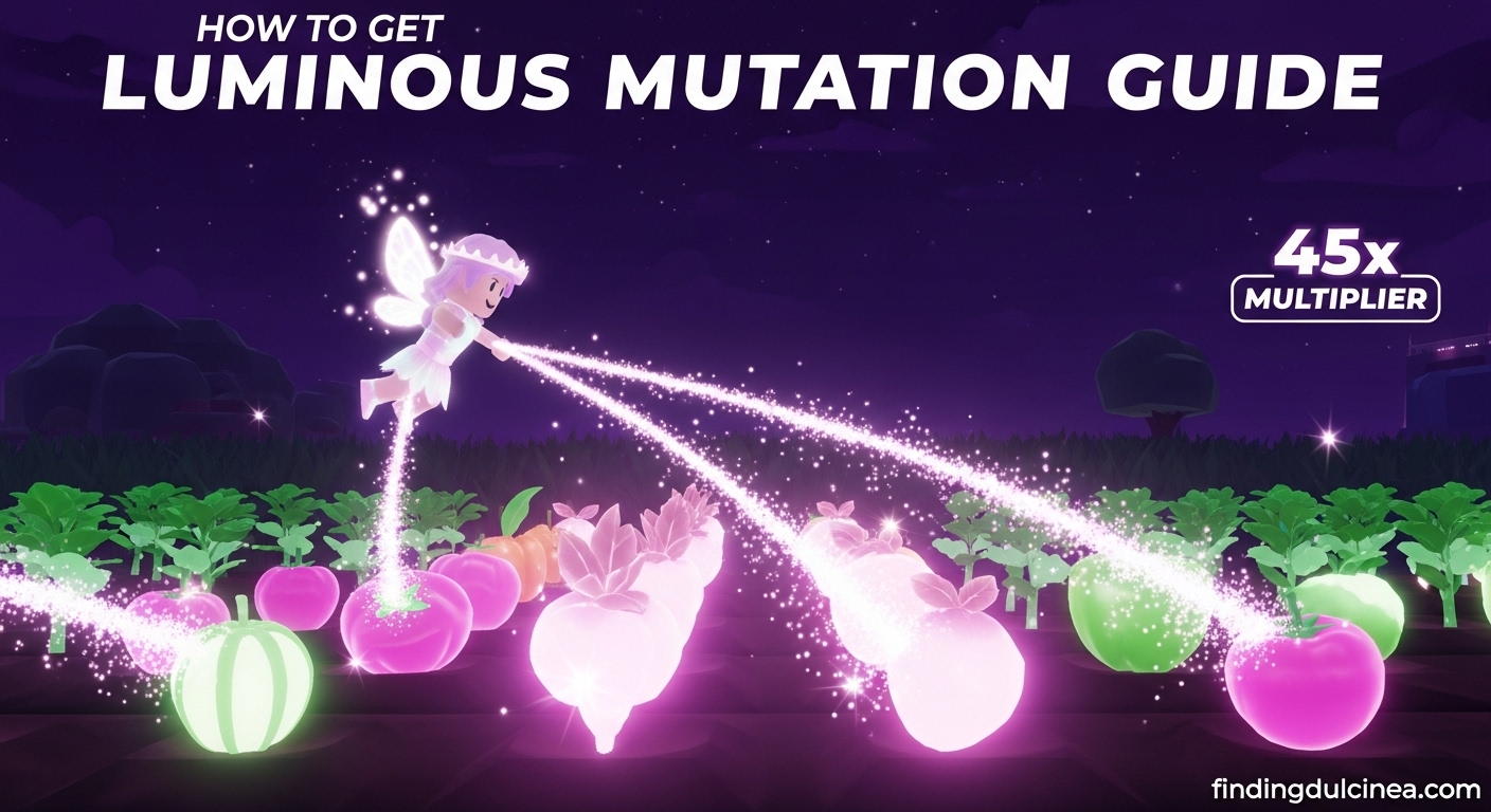 How to Get Luminous Mutation in Grow a Garden