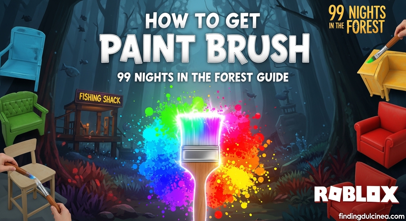 How to Get Paint Brush in 99 Nights Forest