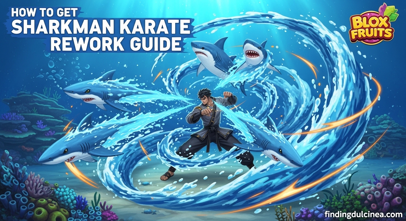 How to Get Sharkman Karate Rework Blox Fruits