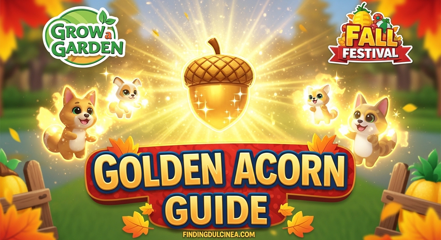 How to Get and Use Golden Acorn in Grow a Garden