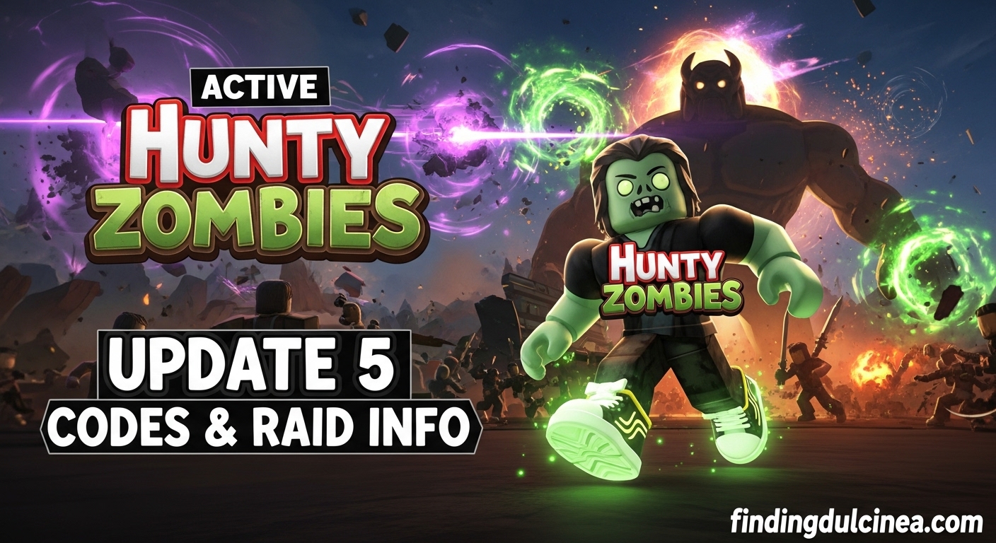 Hunty Zombies Update 5 Codes
