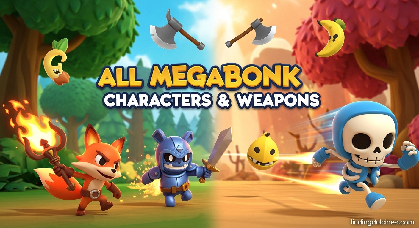 Megabonk Characters and Weapons