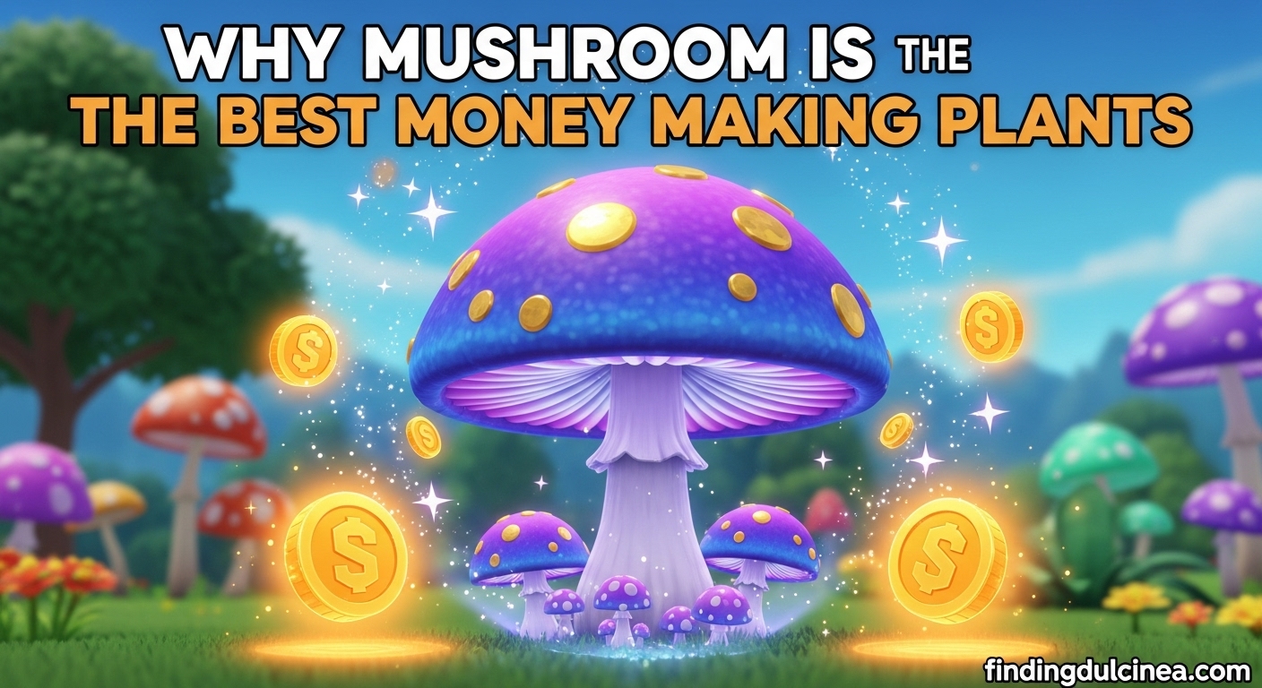 Why Mushroom is The Best Money Making Plants in Grow a Garden? 1 Mushroom is The Best Money Making Plants in Grow a Garden