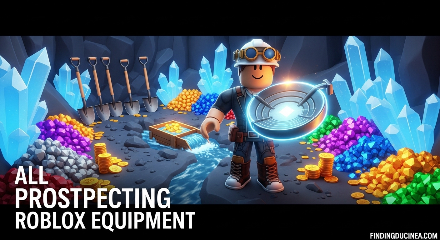 Prospecting Roblox Equipment List