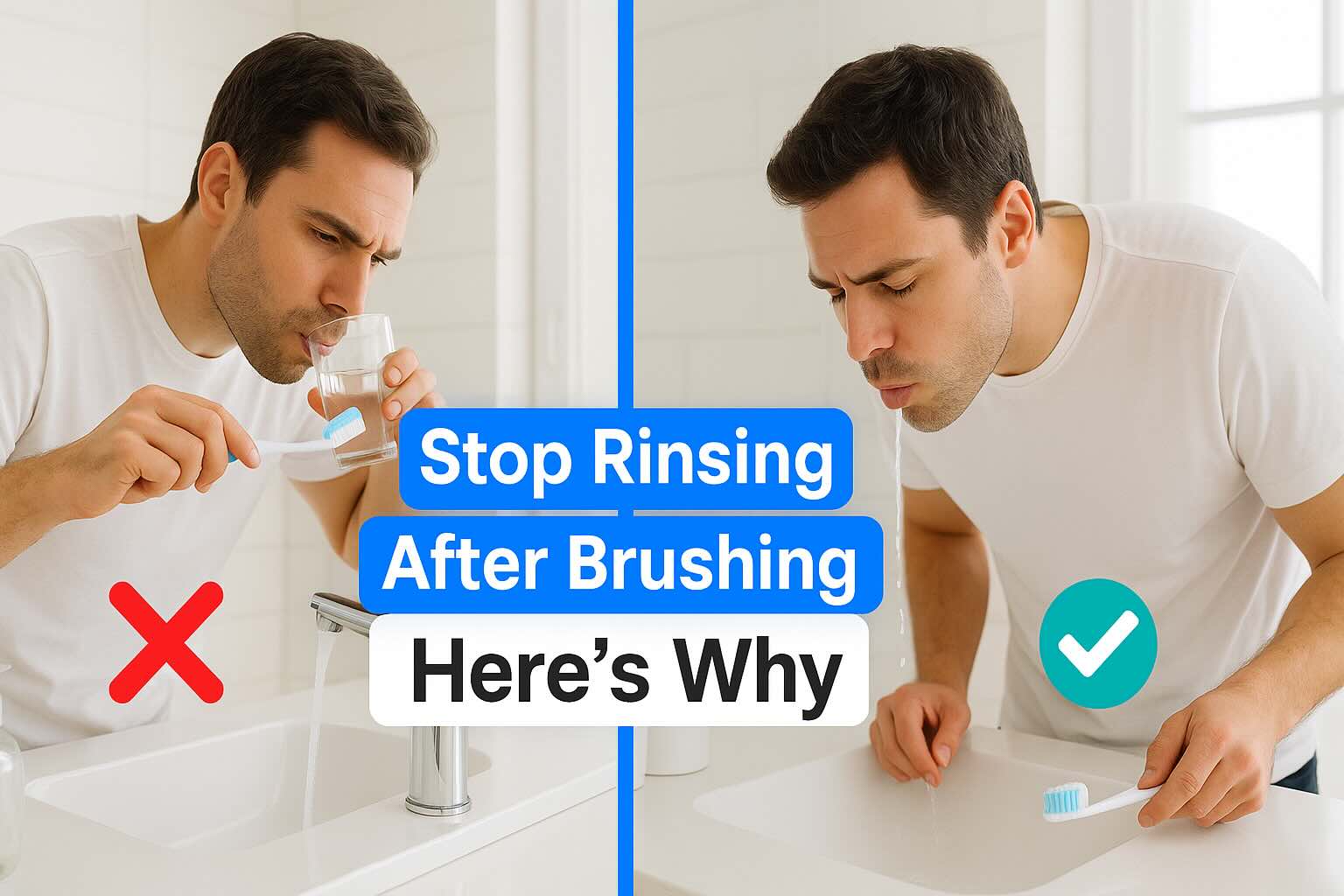 Should You Rinse After Brushing Teeth