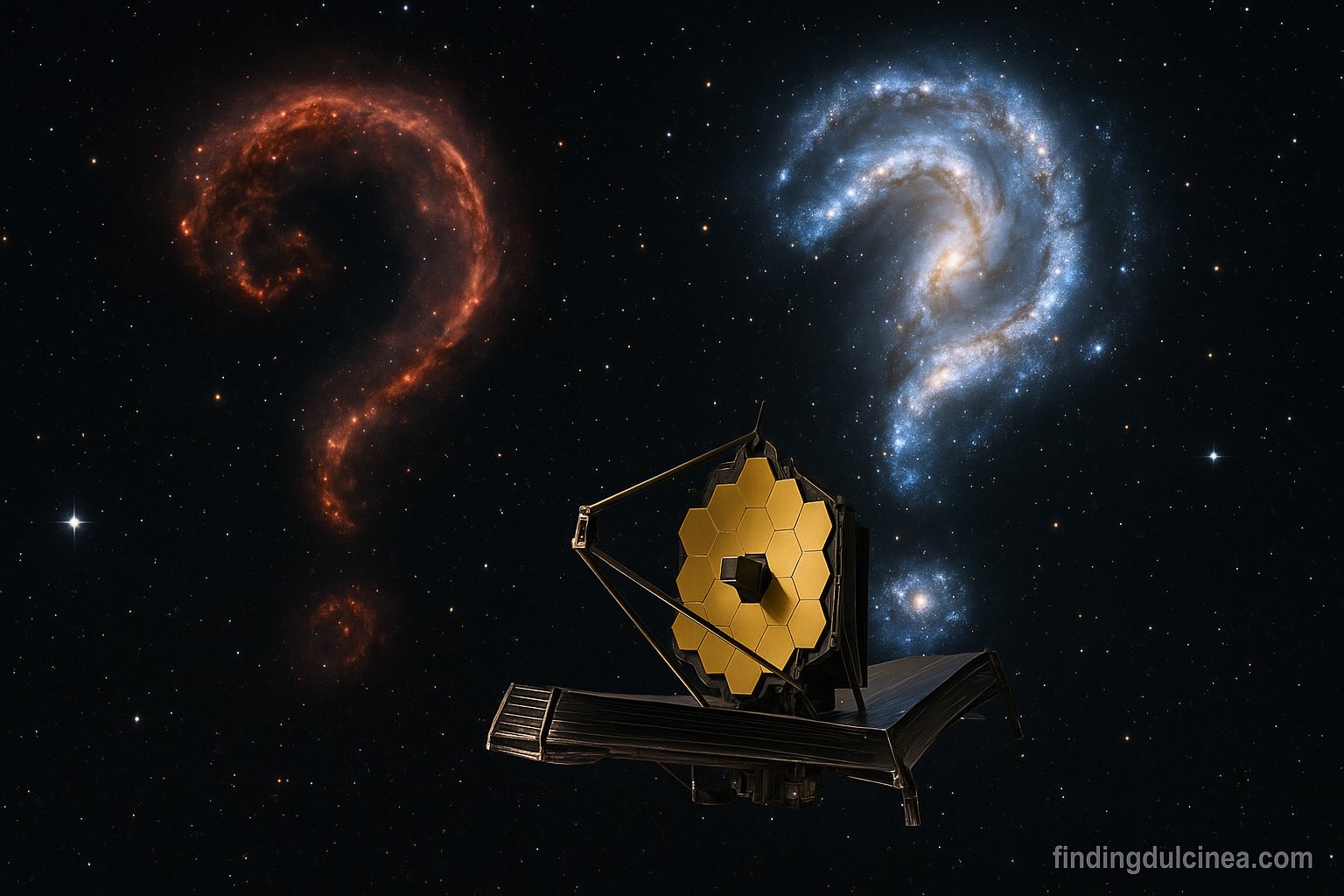 TWO Giant Question Marks