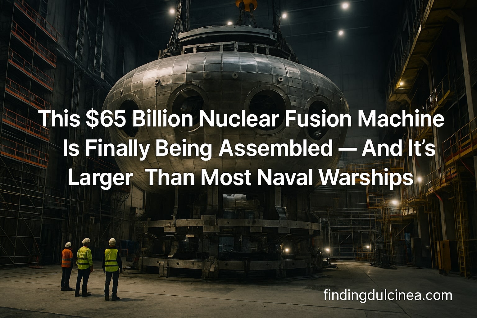 This $65 Billion Nuclear Fusion Machine Is Finally Being Assembled — And It's Larger Than Most Naval Warships 1 ITER Fusion Project Entering Critical Assembly