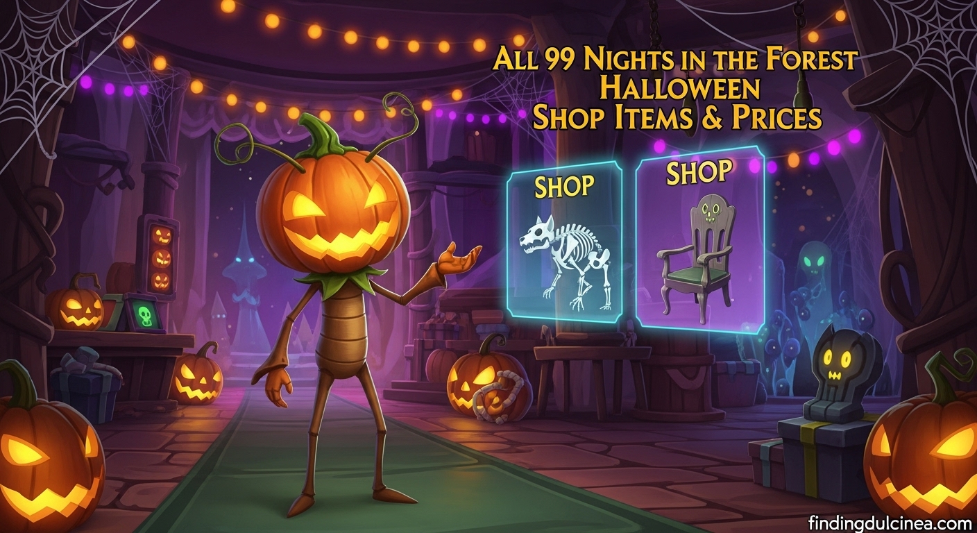 99 Nights in the Forest Halloween Shop