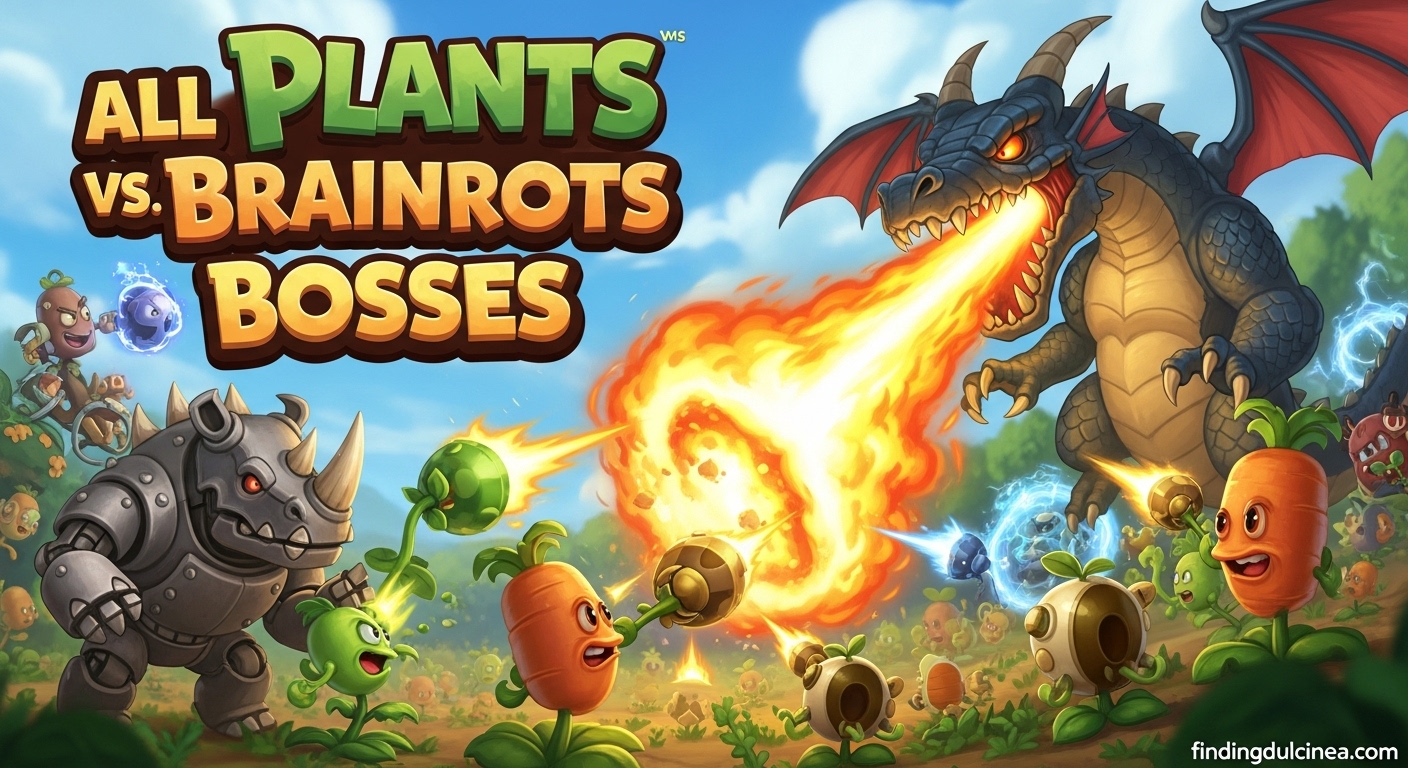 All Plants vs Brainrots Bosses