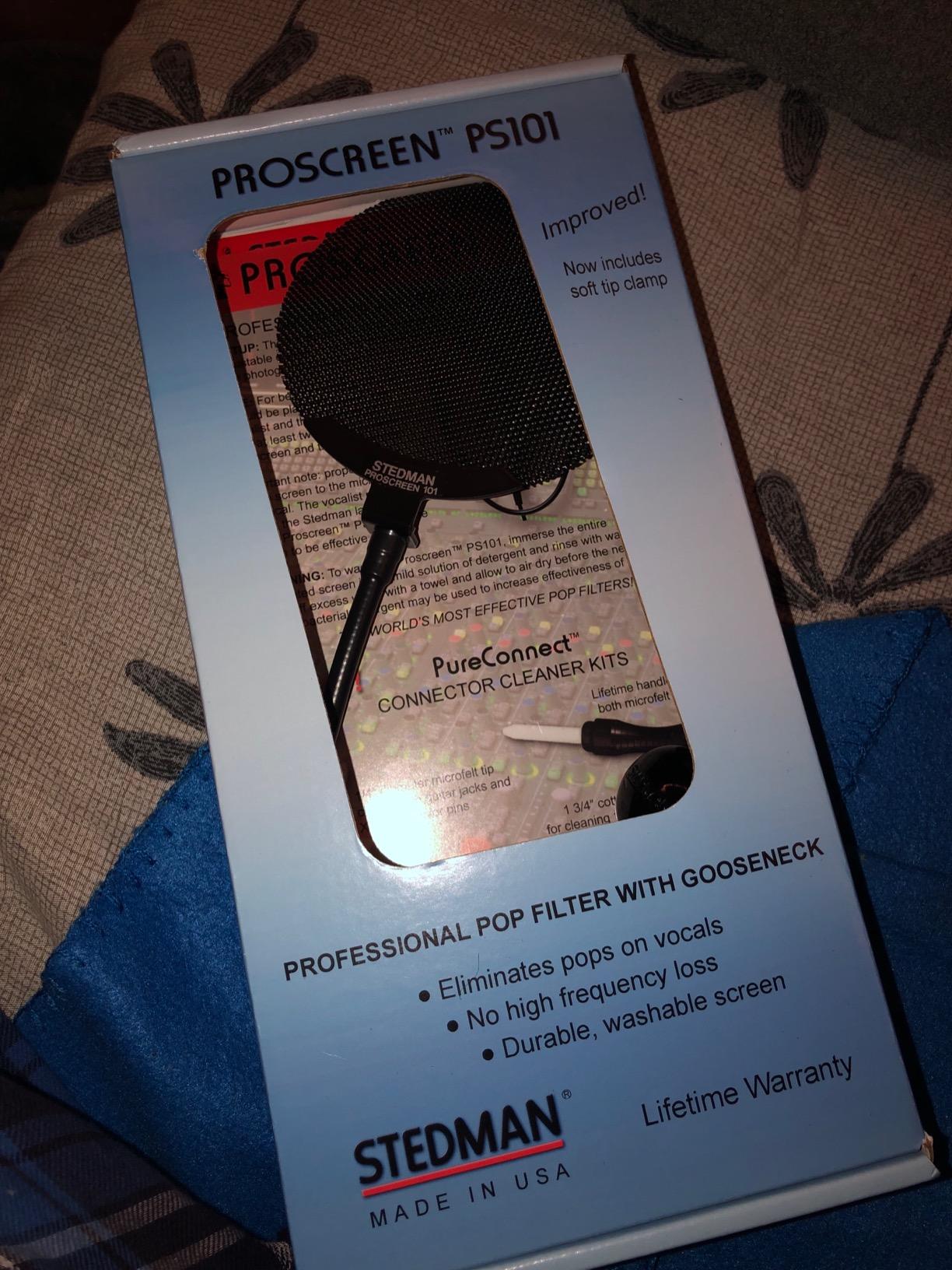 Stedman PS101 Professional Pop Filter - Customer Photo 1