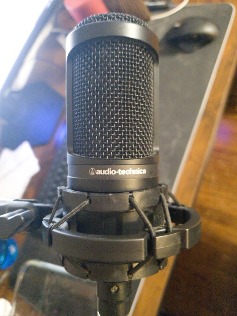 Audio-Technica AT2020 Cardioid Condenser Studio XLR Microphone, Ideal for Project/Home Studio Applications Customer Review Audio-Technica AT2020 Cardioid Condenser Studio XLR Microphone, Ideal for Project/Home Studio Applications - Customer Photo 2