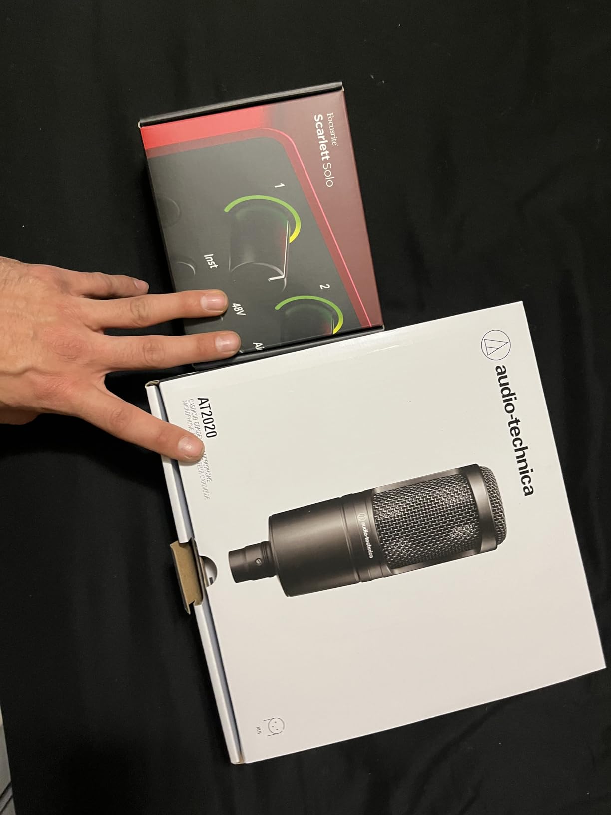 Audio-Technica AT2020 Cardioid Condenser Studio XLR Microphone, Ideal for Project/Home Studio Applications Customer Review Audio-Technica AT2020 Cardioid Condenser Studio XLR Microphone, Ideal for Project/Home Studio Applications - Customer Photo 4