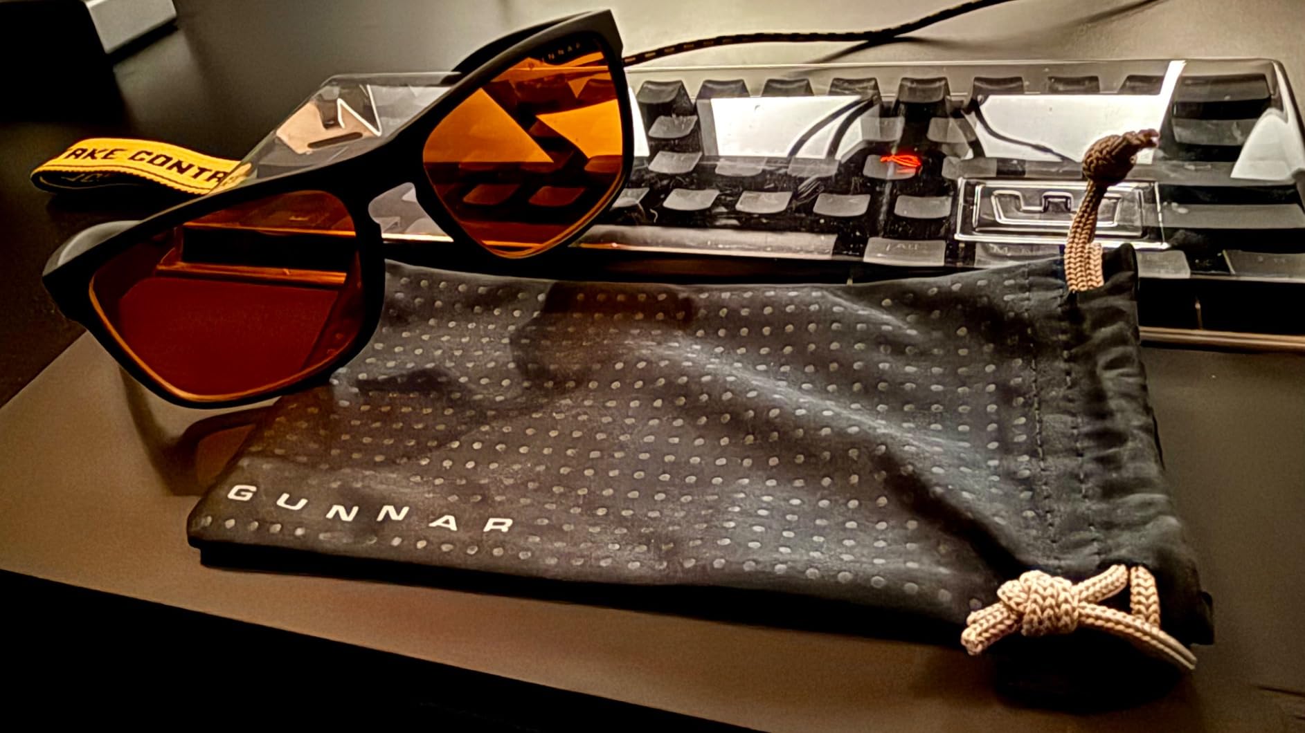 GUNNAR - Premium Premium Gaming and Computer Glasses - Blocks 65% - 98% Blue Light - Intercept - Customer Photo 1