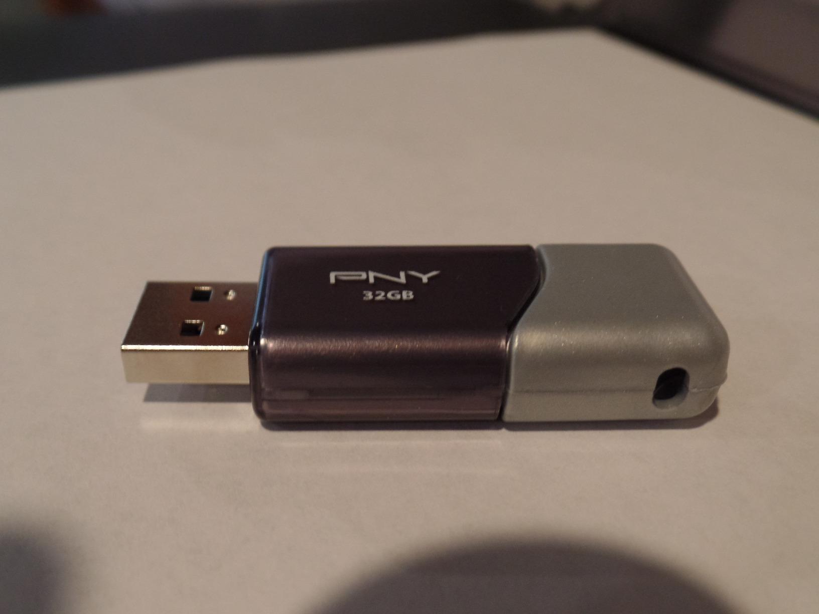PNY 128GB Turbo Attache 3 USB 3.0 Flash Drive, Grey (Pack of 1) - Customer Photo 1