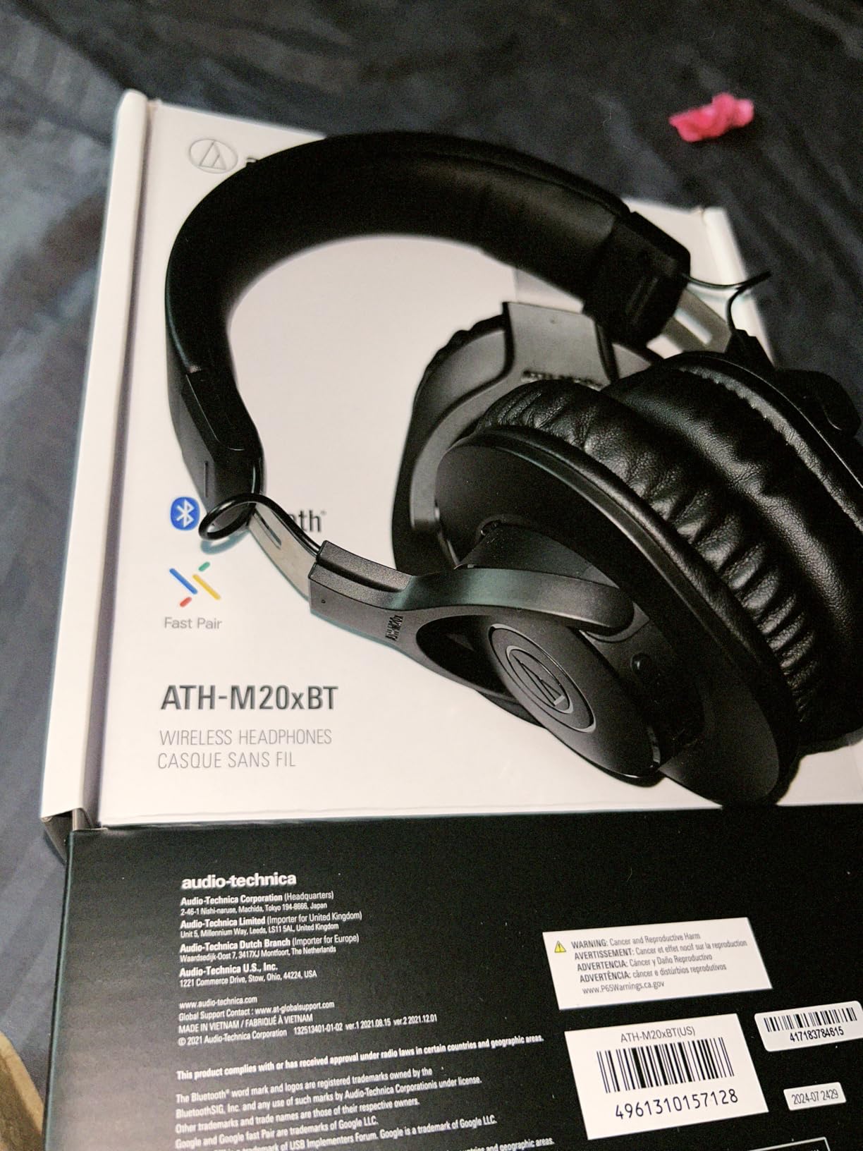 Audio-Technica ATH-M20x Professional Studio Monitor Headphones, Black (AUD ATHM20X) - Customer Photo 5