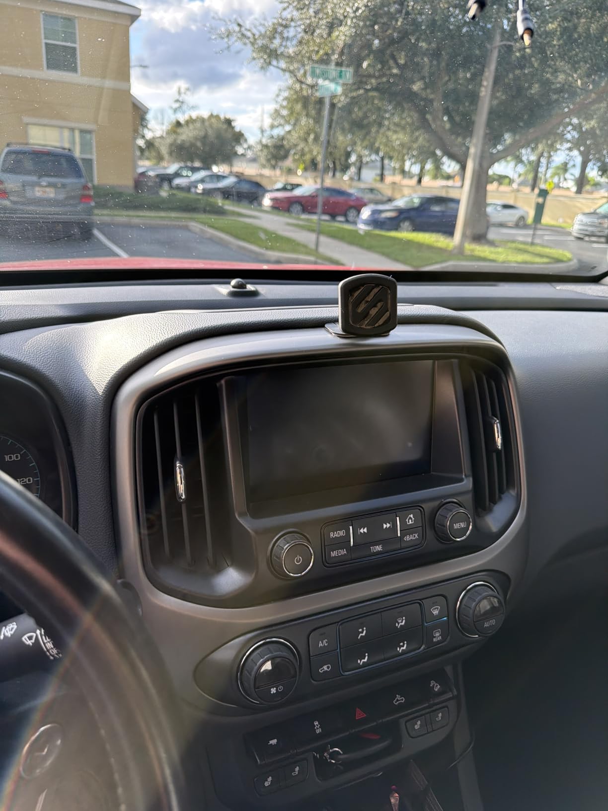 Scosche MAGDMB MagicMount Magnetic Phone Mount for Car, Dashboard Cell Phone Holder with 360° Adjustable Magnet Head, Universal Phone Stand for Car Compatible with iPhone, Samsung, and All Devices, Dash, 1 Pack - Customer Photo 1