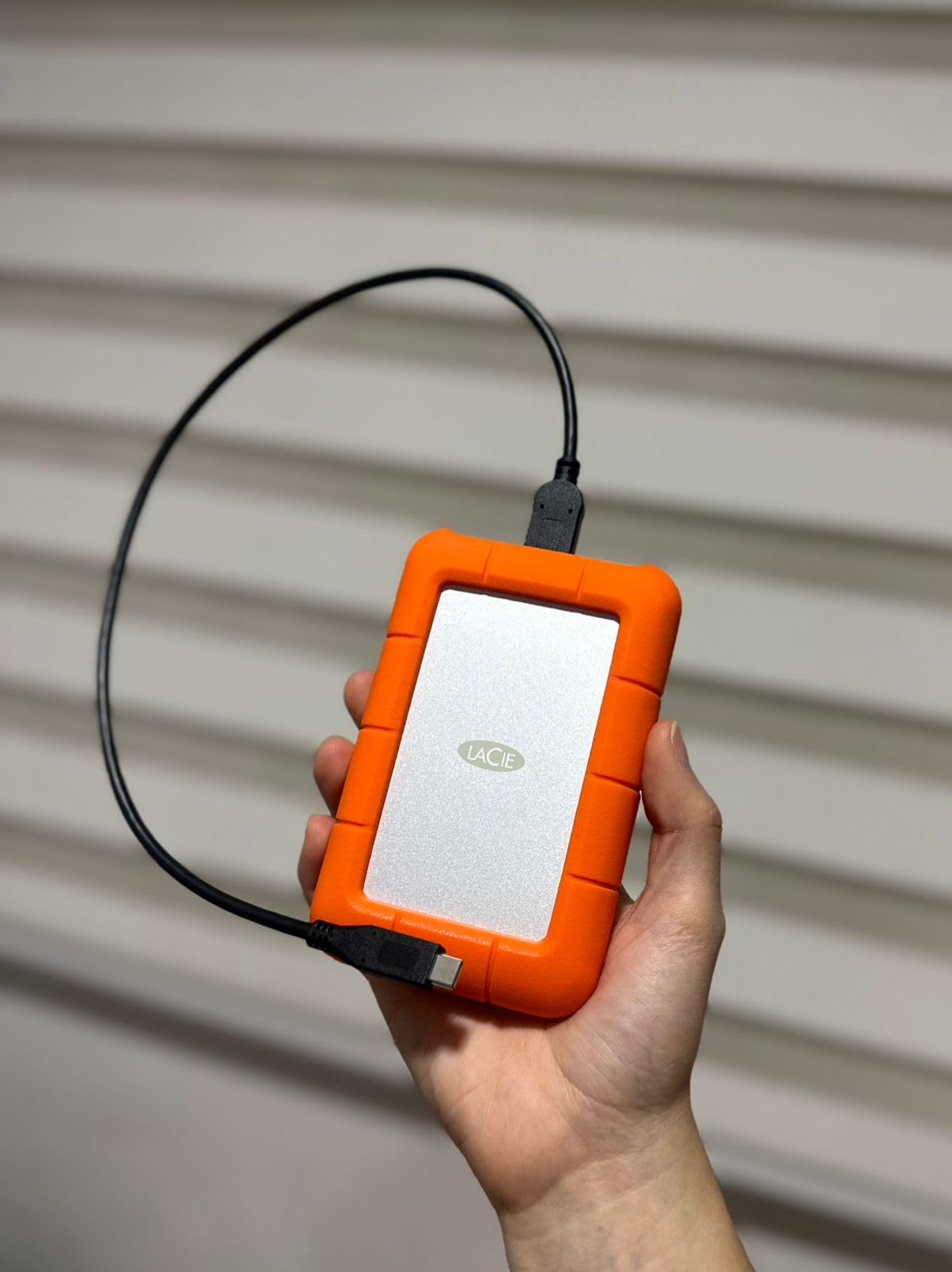 LaCie Rugged Mini 2TB External Hard Drive Portable HDD - USB 3.0/ 2.0 Compatible, Drop Shock Dust Rain Resistant Shuttle Drive, For Mac And PC Computer (LAC9000298), orange Customer Review LaCie Rugged Mini 2TB External Hard Drive Portable HDD - USB 3.0/ 2.0 Compatible, Drop Shock Dust Rain Resistant Shuttle Drive, For Mac And PC Computer (LAC9000298), orange - Customer Photo 4