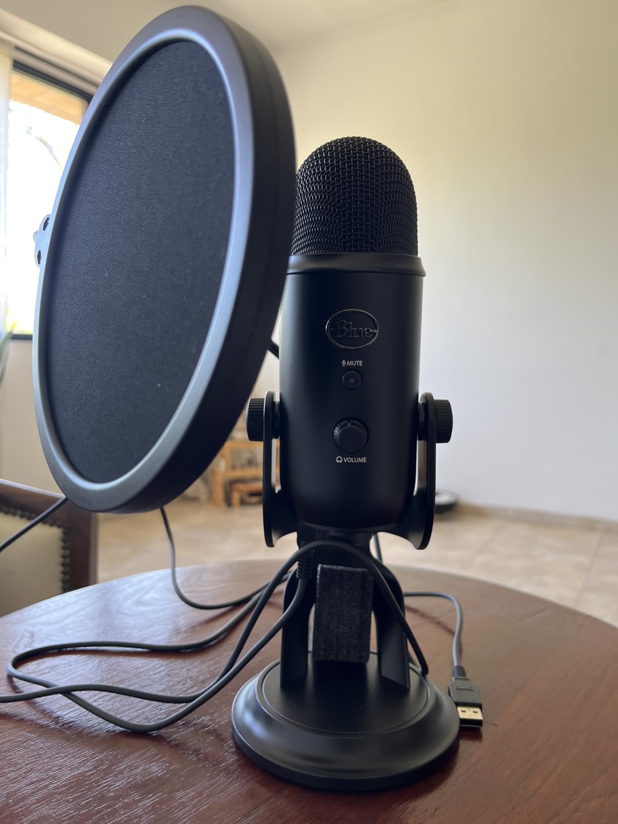 Logitech for Creators Blue Microphones Yeti USB Microphone (Blackout) - Customer Photo 3