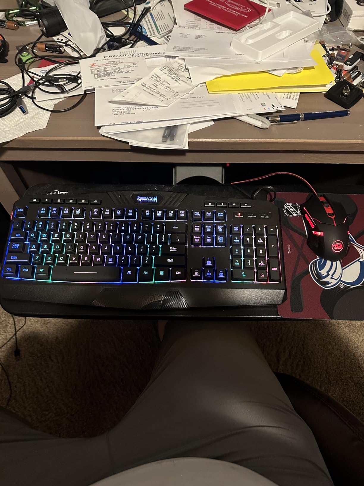Redragon S101-3 PRO Gaming Keyboard and Mouse, RGB Backlit Programmable Keyboard Mouse with Software, Independent Macro Record Keys, Value Combo Set, New Update Version - Customer Photo 3