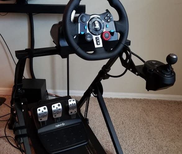 Logitech G29 Driving Force Racing Wheel and Floor Pedals, Real Force Feedback, Stainless Steel Paddle Shifters, Leather Steering Wheel Cover for PS5, PS4, PC, Mac - Black Customer Review Logitech G29 Driving Force Racing Wheel and Floor Pedals, Real Force Feedback, Stainless Steel Paddle Shifters, Leather Steering Wheel Cover for PS5, PS4, PC, Mac - Black - Customer Photo 2