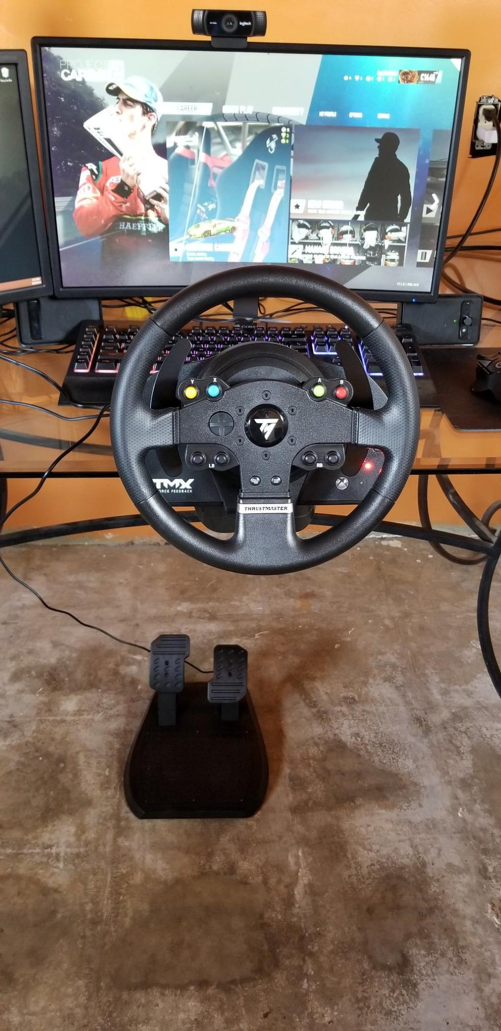 Thrustmaster TMX Racing Wheel with force feedback and racing pedals (Compatible with XBOX Series X/S, One, PC) Customer Review Thrustmaster TMX Racing Wheel with force feedback and racing pedals (Compatible with XBOX Series X/S, One, PC) - Customer Photo 1